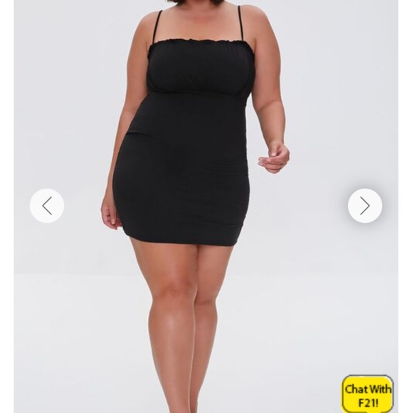 NWT Black Mini Dress Size 2X - Picture 4 of 6